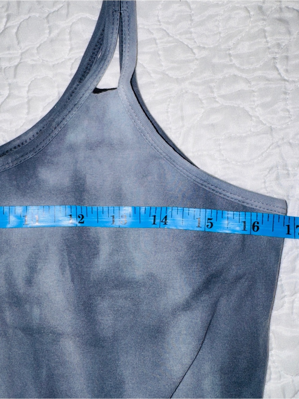 Athleta Women's High Low Gray Tie-Dye Maxi Jersey Dress - Picture 8 of 8